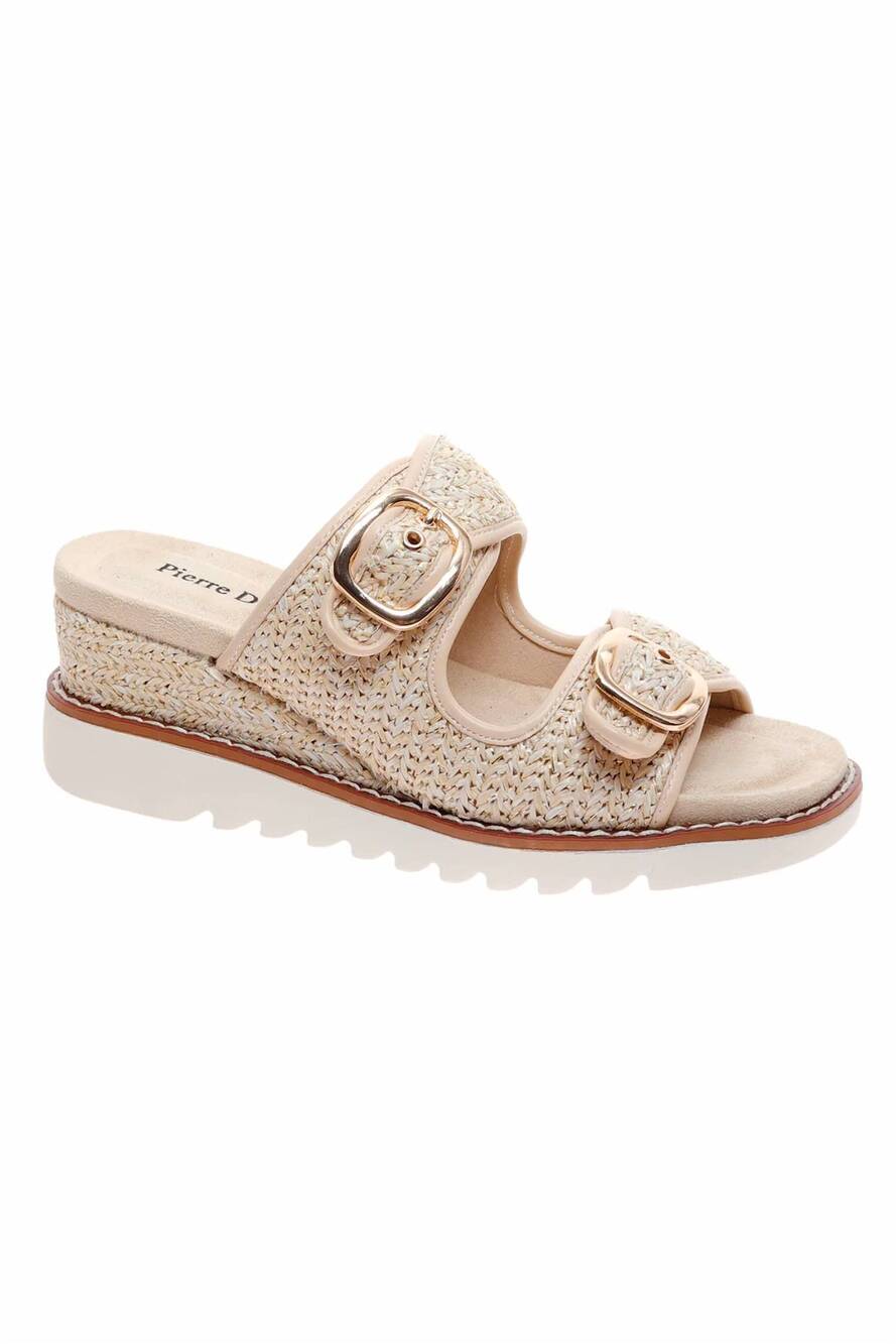 NEW OLEM women's maria sandal in gold